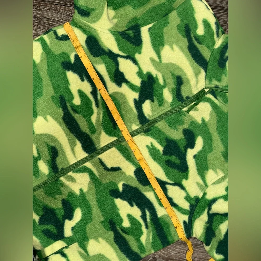 Cabela's Bass Pro Shops Kids Youth Sherpa Camo Zip Up Outdoor Jacket Coat